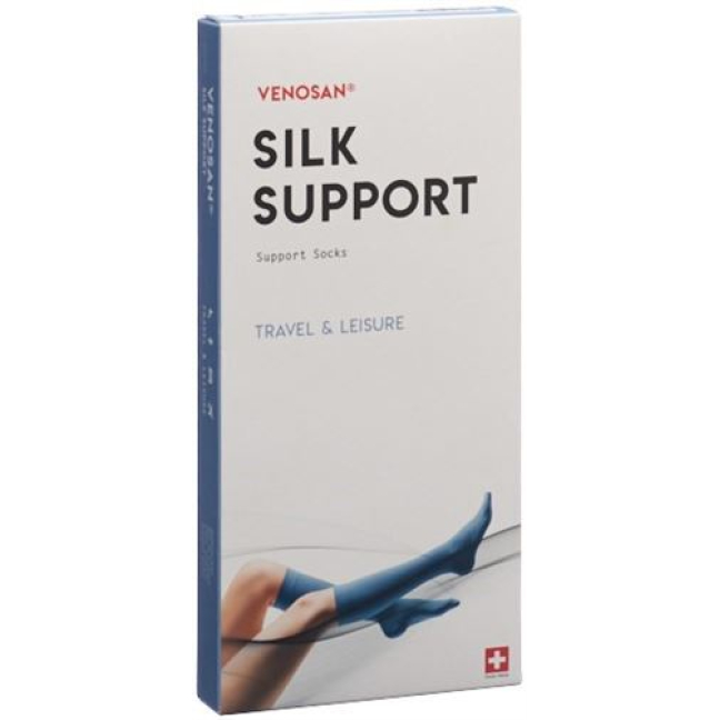 Venosan Silk A-D Support Meias brancas S 1 par