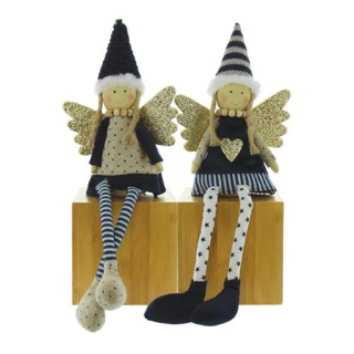 Herboristeria decorative figure angel Ella edge stool