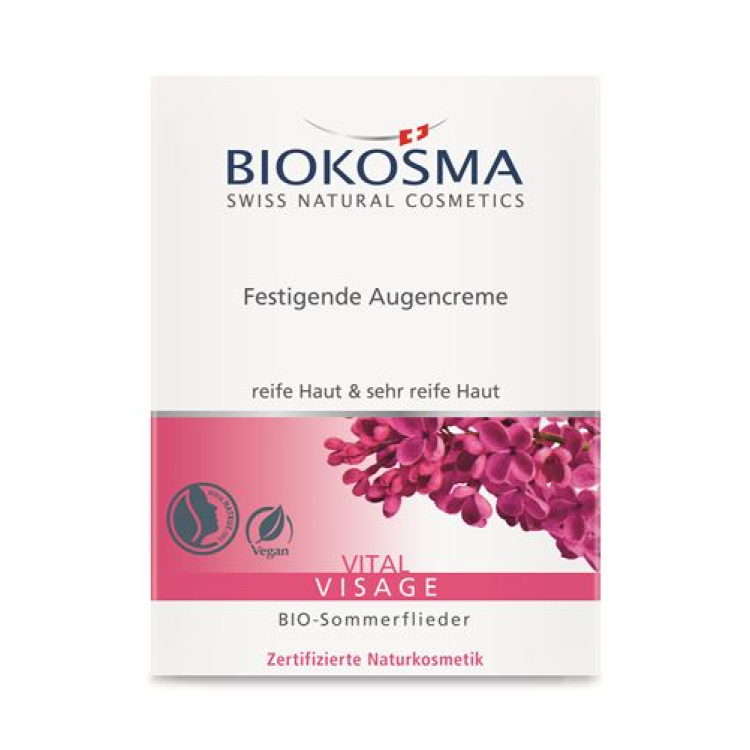 Biokosma Vital Firming Eye Cream Bio Buddleia Disp 15 m