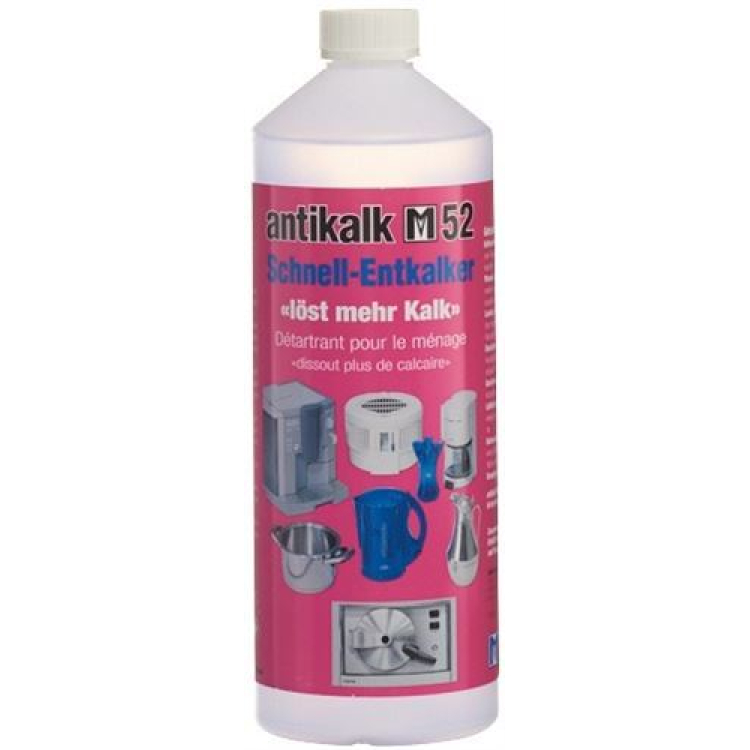 Antikalk M52 ឧបករណ៍បំលែងទំហំគ្រួសារ liq Fl 1 lt