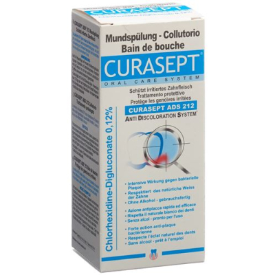 Curasept ADS 212 ústna voda 0,12% až Fl 200 ml