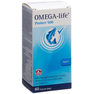 Omega-life protect 500 kaps ds 60 kos