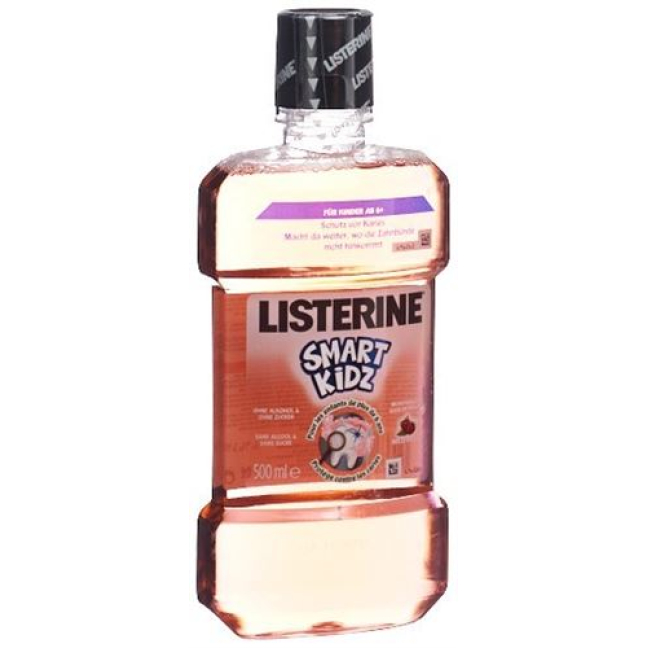 Listerine colutório Smart Kidz Berry Fl 500 ml