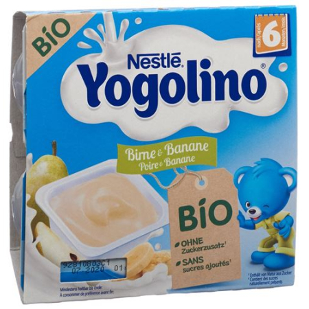 Nestlé Yogolino organic pear Banana 4 x 90 g