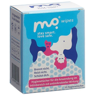 MO foam intimate hygiene wipes 10 pieces