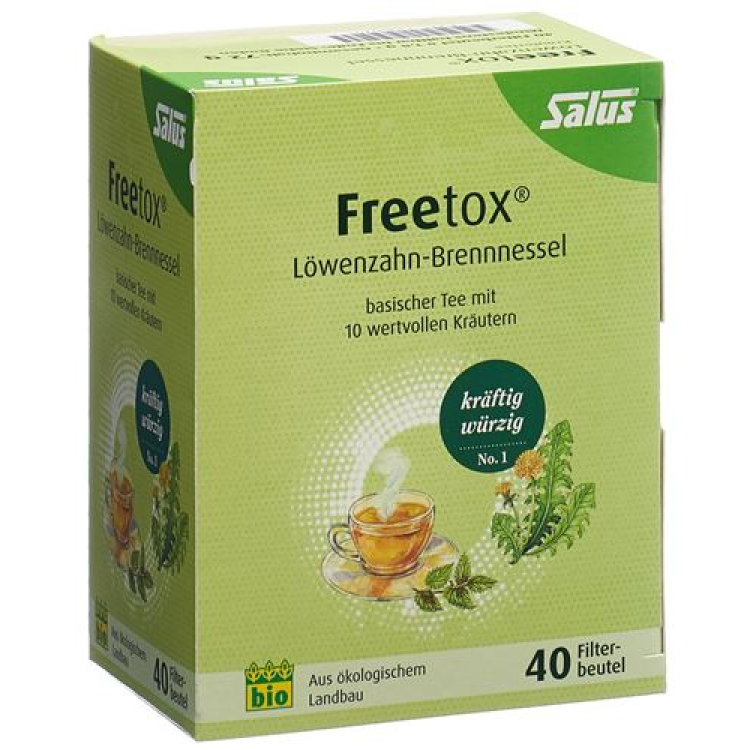 Salus Freetox čaj Púpava Žihľava Bio Btl 40 ks