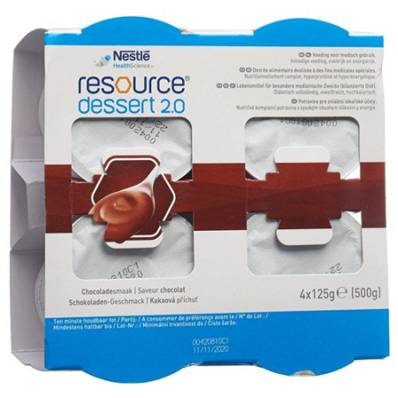 Resource Dessert Chocolate 2.0 4 Cups 125g