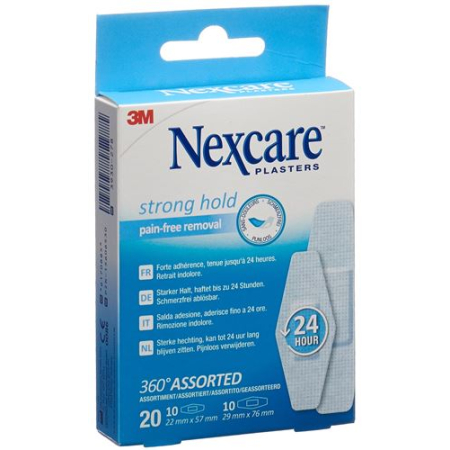 3M Nexcare Strong Hold 360 ° 2 assorted sizes 20 pcs