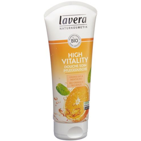 ژل دوش Lavera High Vitality Bio Orange & Bio Mint Tb 200 ml
