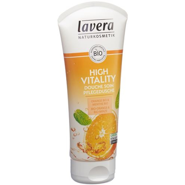 Lavera Shower Gel High Vitality Bio Orange & Bio mynte Tb 200 ml