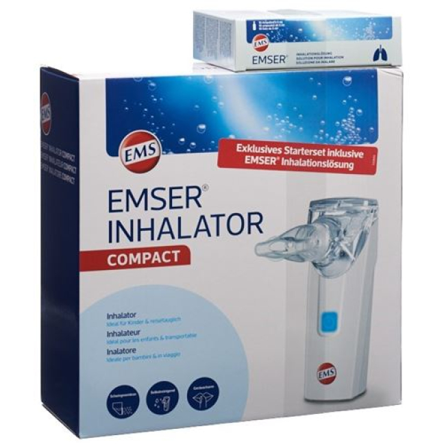 Emser Inhaler Compact - Nebulization Device for Upper and Lower Airways