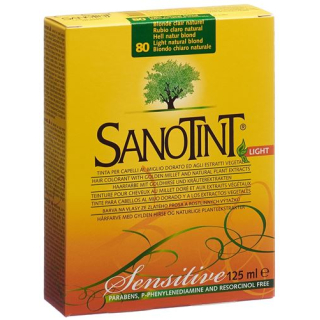 Sanotint Sensitive Ашық шаш түсі 80 ашық табиғи аққұба