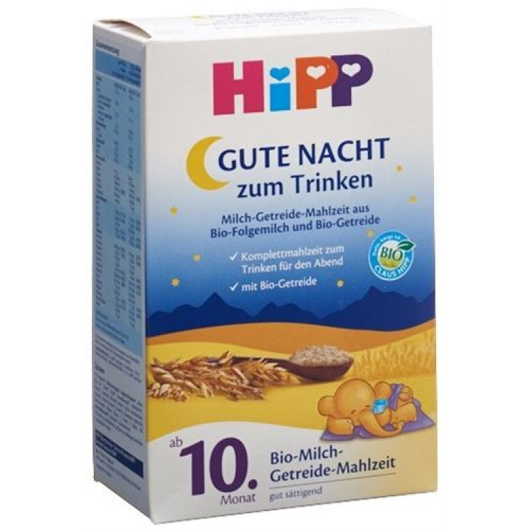 Hipp Goodnight meal milk cereals 500 g