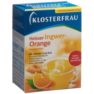 Klosterfrau Hot Drink Hot Ginger Orange 10 x 15 g