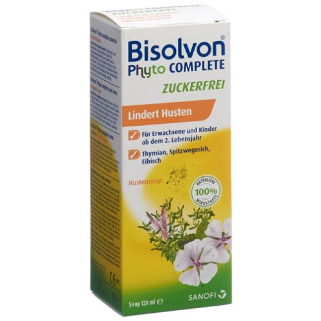 Bisolvon Phyto Completo xarope para tosse sem açúcar Fl 120 ml