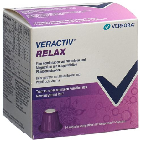 Veractiv Relax nespresso capsules 14 pieces