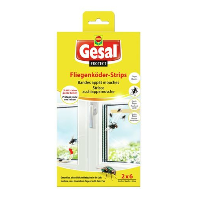 Gesal PROTECT muselių masalo juostelės 2 x 6 vnt