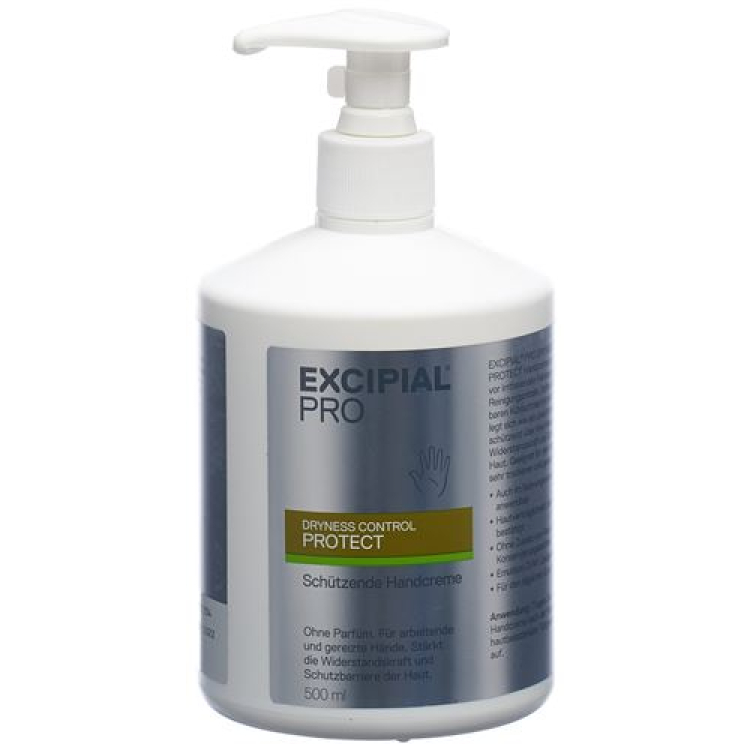 Excipial PRO Dryness Control Protect protective hand cream Disp 500 ml