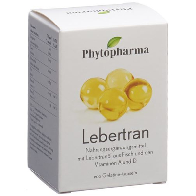 Phytopharma olej z tresčej pečene 200 kapsúl