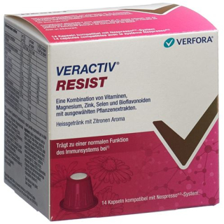 Veractiv resist cápsulas nespresso 14 piezas
