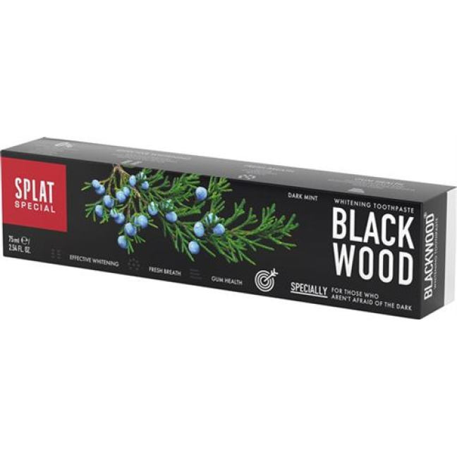 SPLAT Special Black Wood toothpaste Tb 75 ml