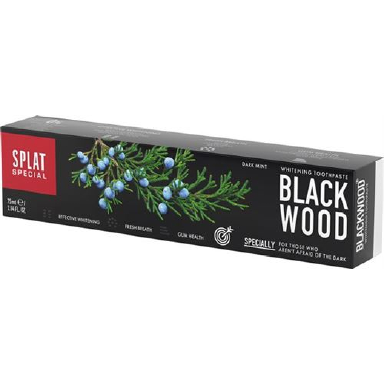 SPLAT Special Black Wood toothpaste Tb 75 ml