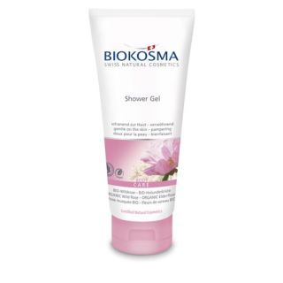 Biokosma dušigeel BIO-Wild Rose & BIO-elderflower Tb 200 ml