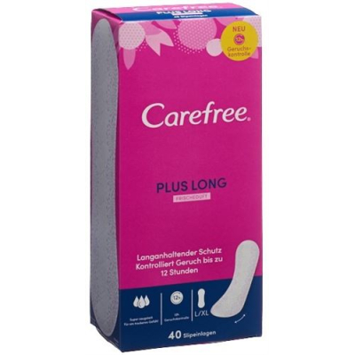 Carefree plus long fresh fragrance 40 pieces