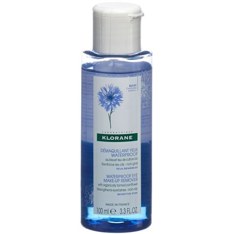 Klorane Bleuet Eye Make-Up Entfener Wodoodporny 100ml