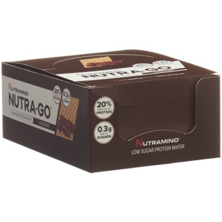 NUTRAMINO Nutra-Go Protein Wafer Chocolate 12 x 39g