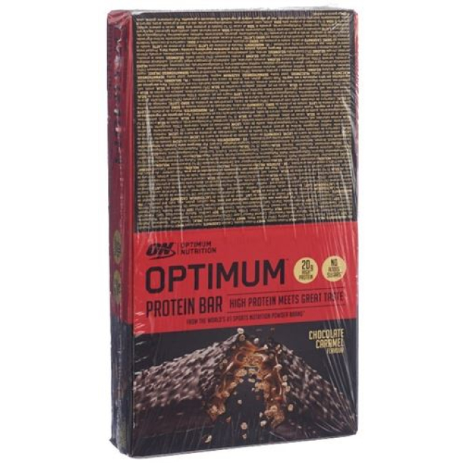 OPTIMUM Protein Bar Chocolate Caramel 10 x 60 g