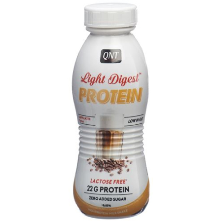 QNT Light digest protein shake Lactose Free Caffe Latte Petfl 310 ml