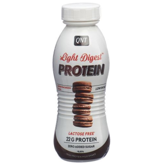 QNT Light Digest Protein Shake Lactose Free Chocolate Macaron Petfl