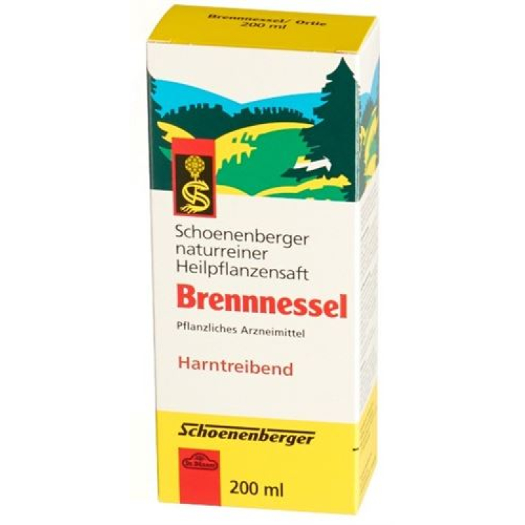 Schoenberger nässeljuice medicinalväxter Fl 200 ml