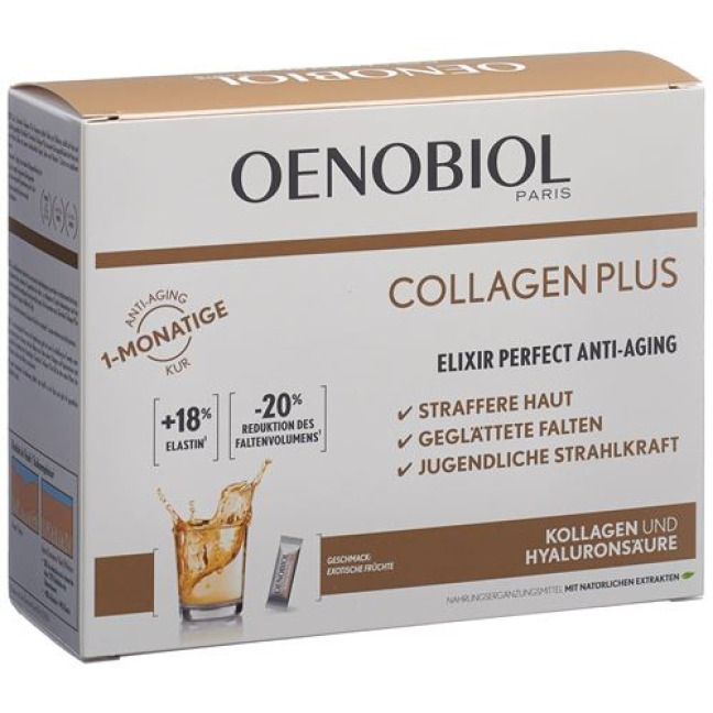 Oenobiol Collageen Plus Elixir Btl 30 st