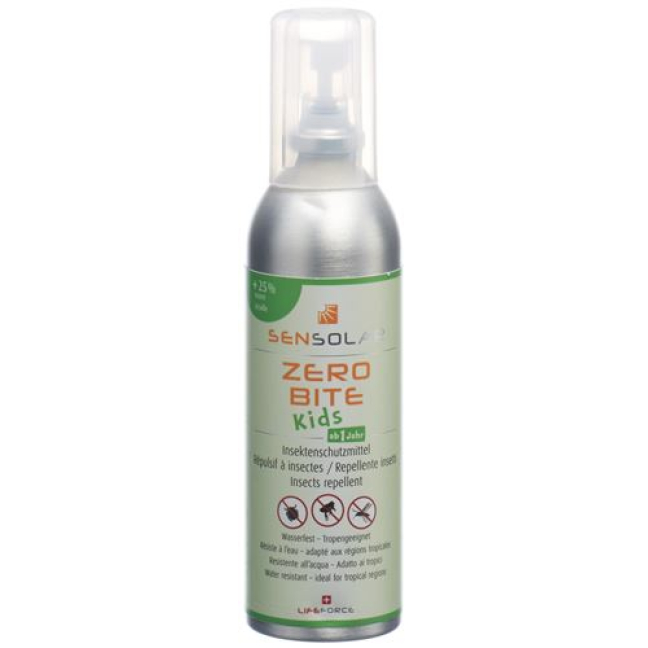 Sensolar Zero Bite Kids & moustiques protection contre les tiques Spr 100 ml