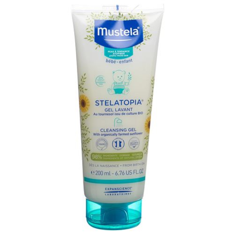 Mustela Stelatopia Cleansing Gel prone to atopy skin 200ml