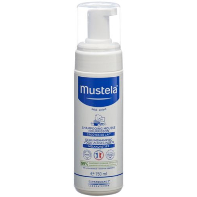 שמפו קצף mustela לתינוקות עור רגיל 150 מ