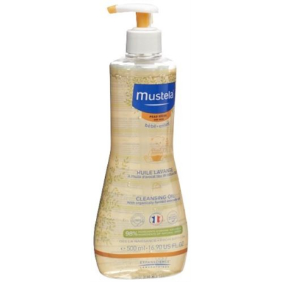 Mustela vaskeolie tør hud 500 ml