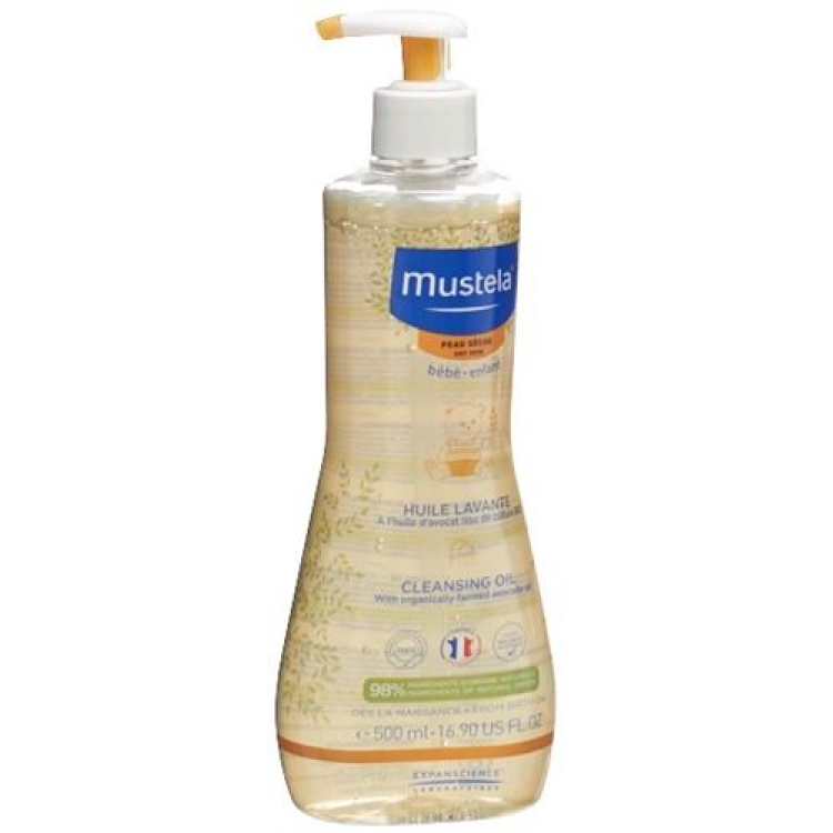 Buy Mustela Washing Oil for Dry Skin 500ml Online