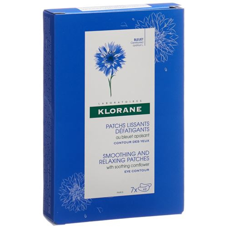 Klorane Bleuet pads eye region 7 x 2 pcs