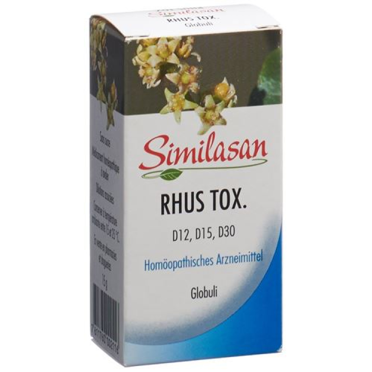 SIMILASAN Rhus tox Glob D12 / D15 / D30 15 гр