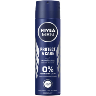 Nivea Male Deodorant Aeros Protect & Care Spray 150 ml