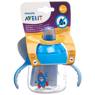 Avent Philips Schnabel cup silicones Schnabel 200ml blue rocket