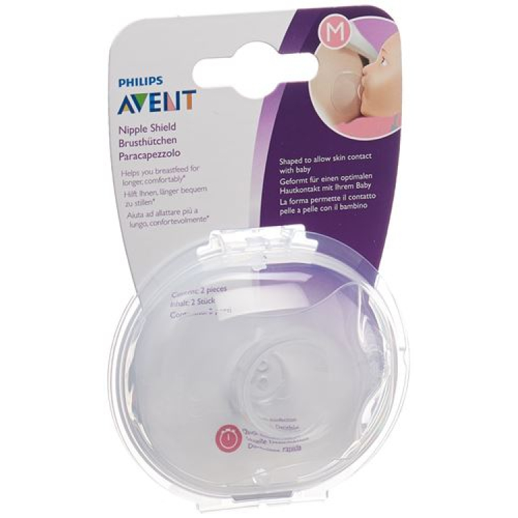 Avent Philips Brusthütchen medium including Steribox