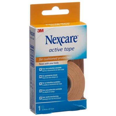 גליל 3m nexcare active tape 2.54 ס"מ על 4.572 מ'