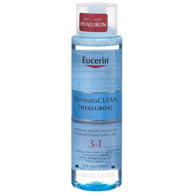 Eucerin Dermatoclean 3 en 1 fluido limpiador Mizellen Technologie Big Size Fl 400 ml