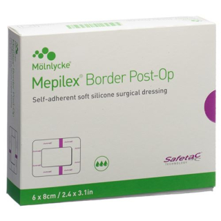 Mepilex Border Post OP 6x8cm 10 pcs