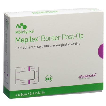 Mepilex Border Post OP 6x8cm 10 pz