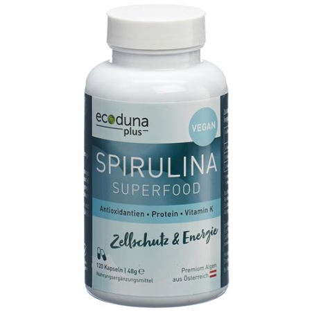 ecoduna plus Spirulina Kaps Ds 120 pcs